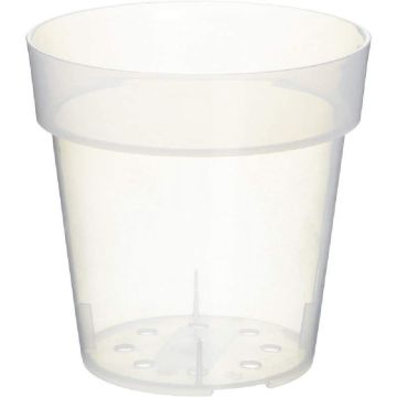 Vaso Kris trasparente tondo per Orchidee Ø 17 cm Veca 10 2813698 1