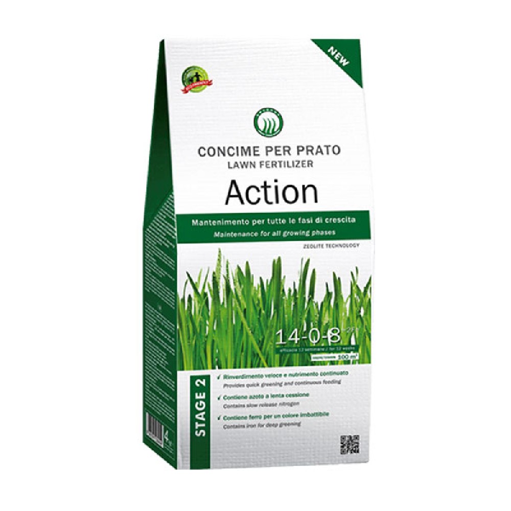 Action Stage 2 concime per prato Herbatech 4 kg