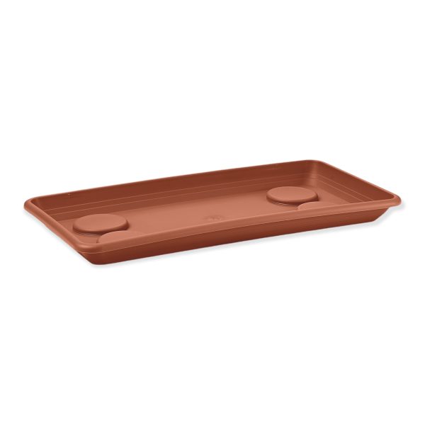 Sottofioriera rettangolare in plastica Anthea 50 cm Veca