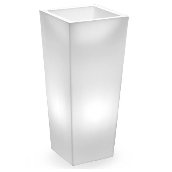 Vaso Genesis quadrato in resina