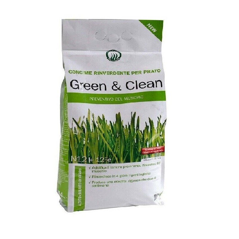 Green & Clean concime riverdente per prato Herbatech 4 kg