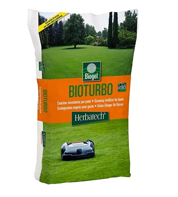 Bioturbo concime riverdente primavera autunno per prato 10 kg Herbatech