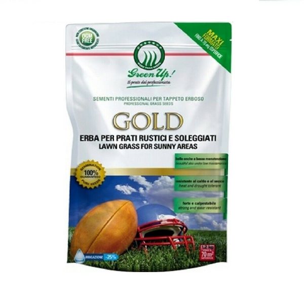 Semi di prato Gold soleggiato 1,2 kg Green Up Herbatech