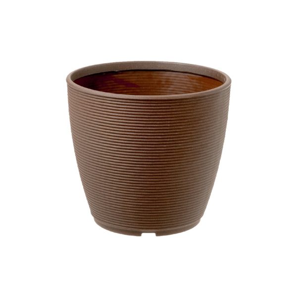 Vaso Ring tondo in resina Ø 48 cm Tera