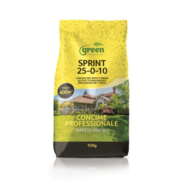 Sprint Concime estivo per prato 10 Kg Green