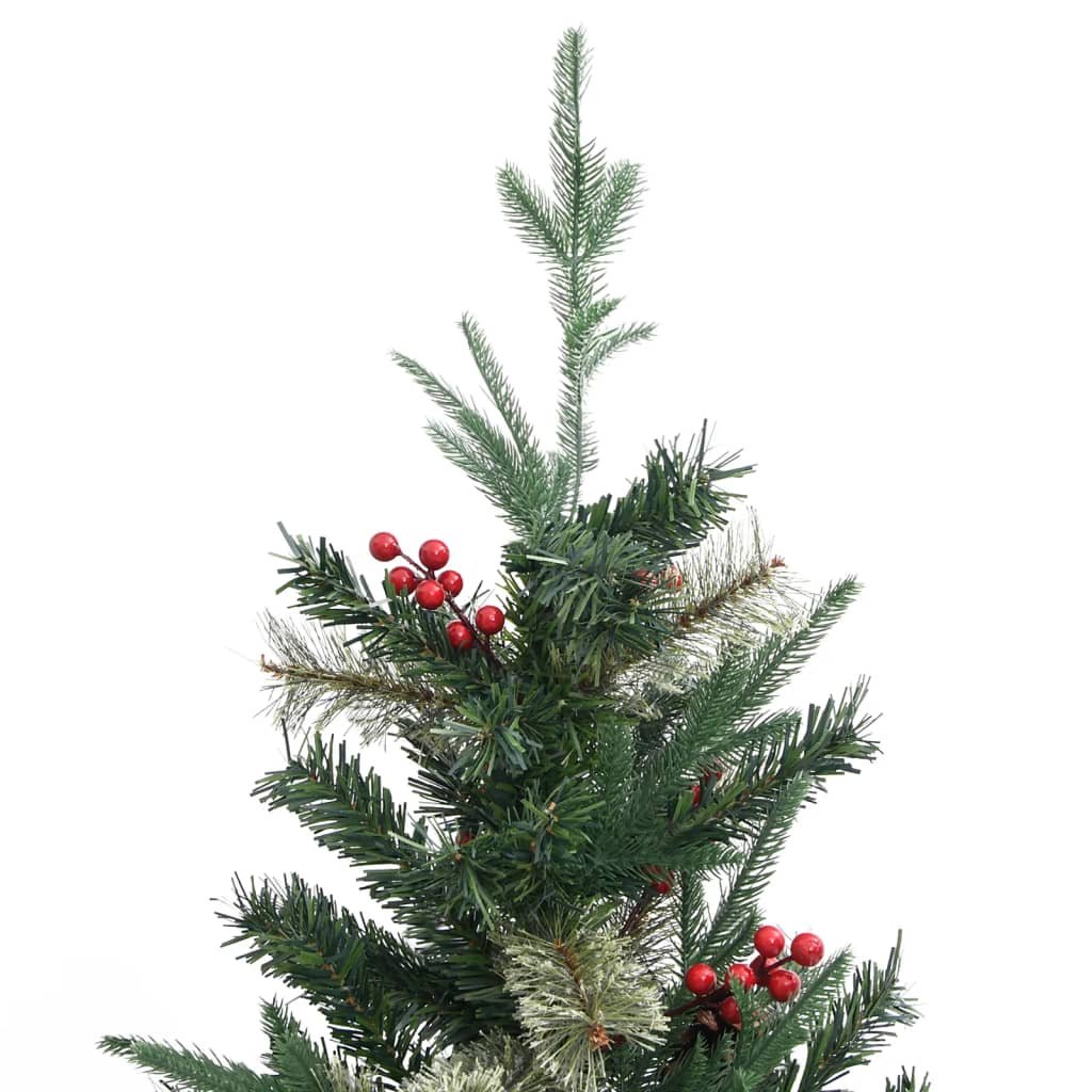 Albero di Natale con Pigne Verde 120 cm in PVC e PE - AMDGarden