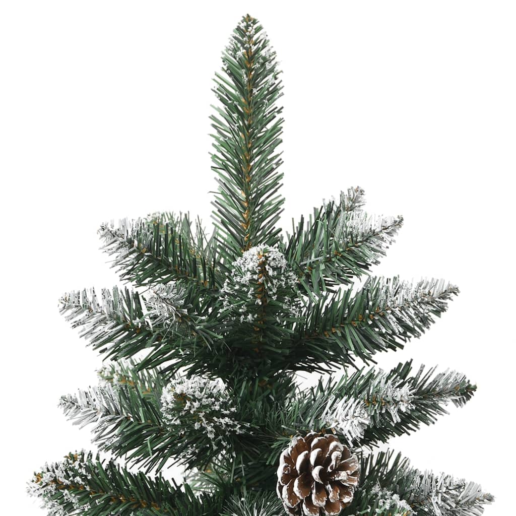 Albero di Natale artificiale illuminato Royal Alt. 240 cm Verde