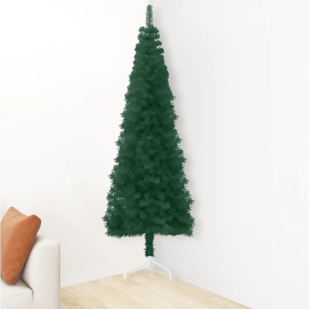 Albero di Natale Artificiale con Base Verde 210 cm PVC - AMDGarden