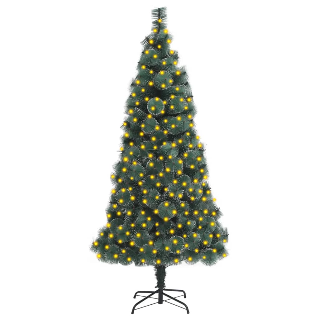 Albero di Natale Artificiale con Base Verde 210 cm PVC - AMDGarden