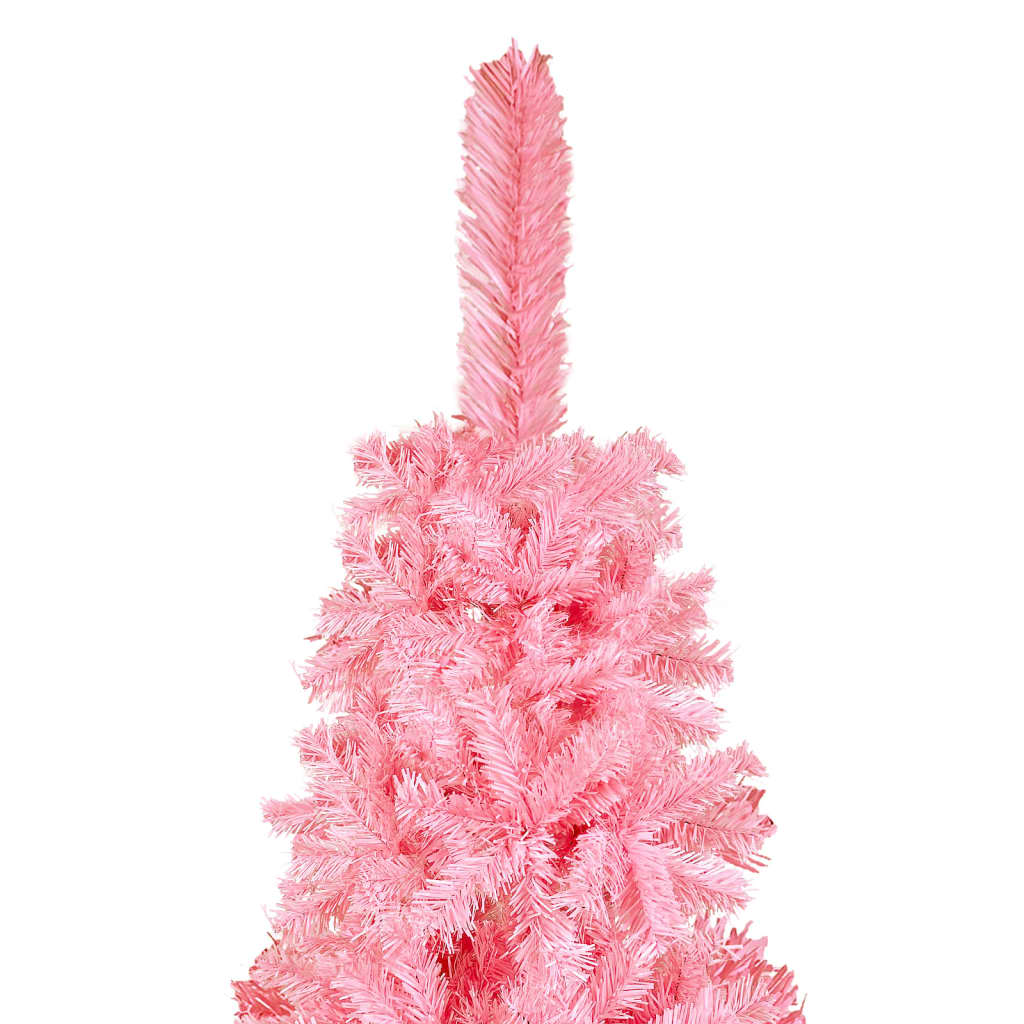 Palline Rosa Glitter (8 cm e 10 cm) per Decorare l'Albero di