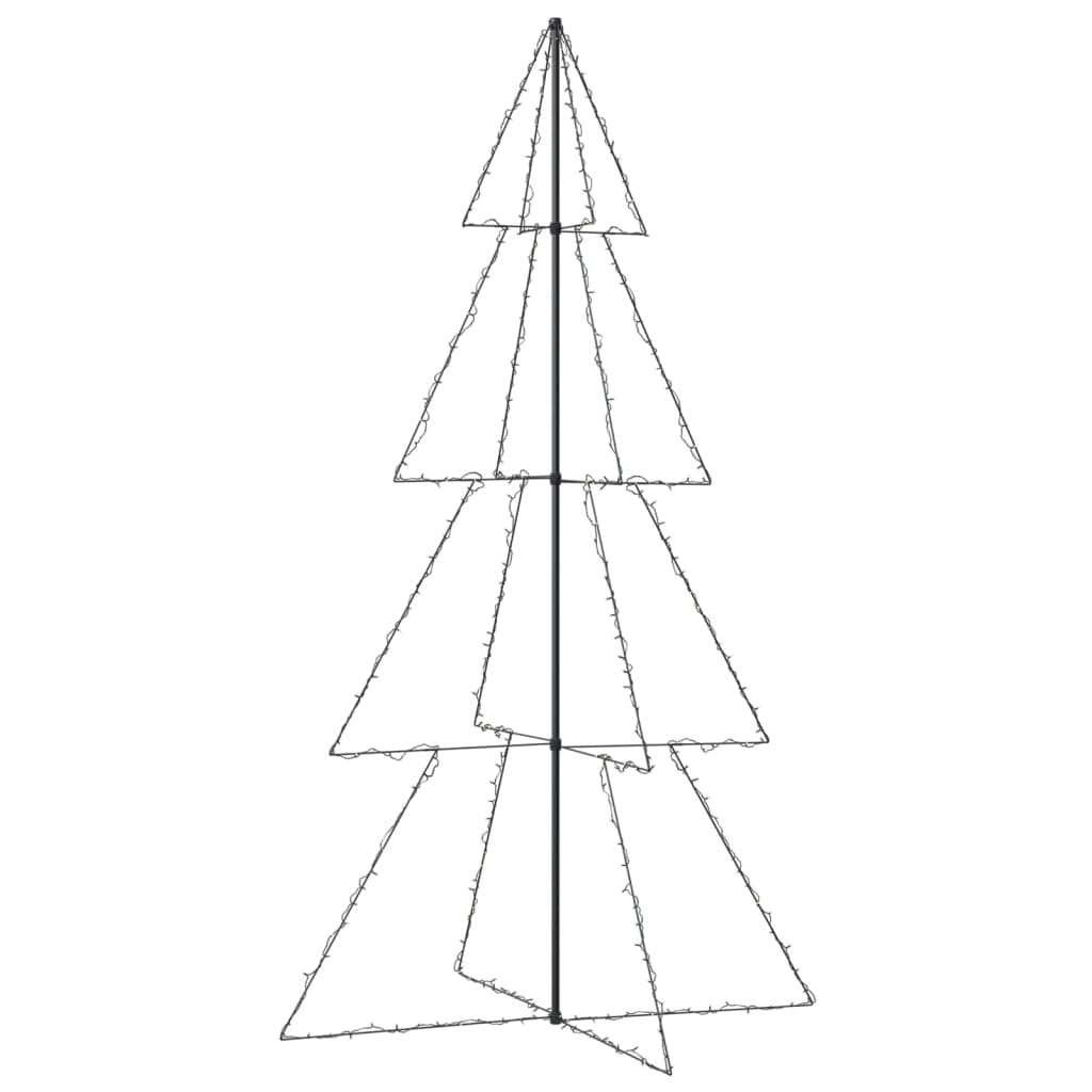 Albero luminoso 210 cm uso interno 192 led bianco caldo