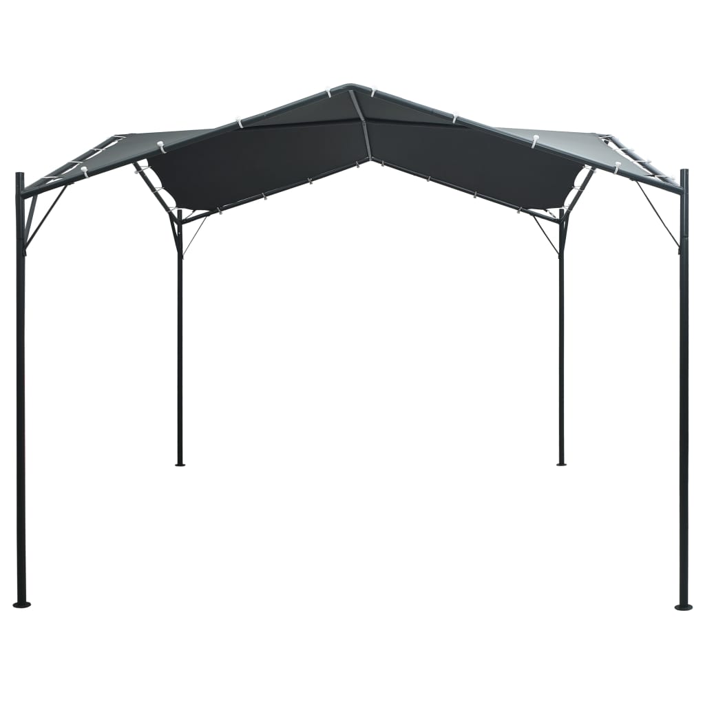 Gazebo 4x4 m Antracite - AMDGarden