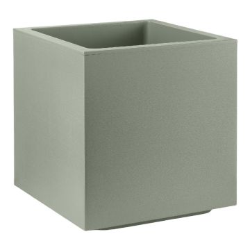 Vaso quadrato Cubo Matheria in plastica con ruote 30 cm Veca 16 2798447 4430afaf