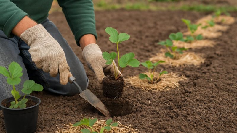 mettere a dimora le fragole in autunno posizione distanza e prime cure featured 1790083950 535f07eb
