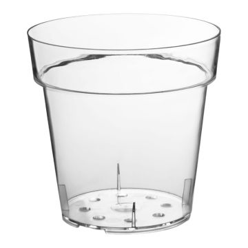 Vaso per Orchidee Kris con Sottovaso trasparente Ø 17 cm Veca 8 8cbc3d51