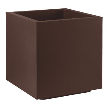 Vaso quadrato Cubo Matheria in plastica con ruote 30 cm Veca 14 3844846 d6ebcbe3